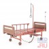 Кровать электрическая функциональная DB-7 Med-Mos, коричневая с ЛДСП-спинками