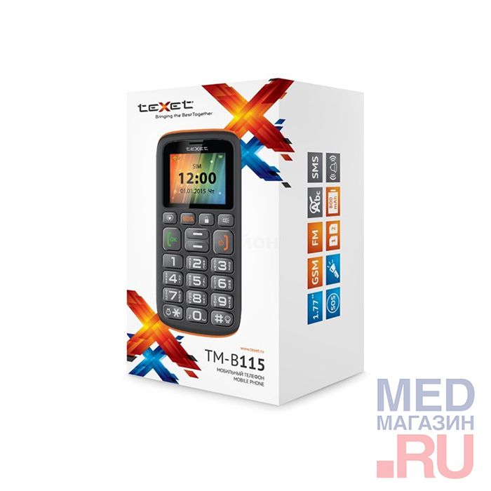 Мобильный телефон teXet TM-B115