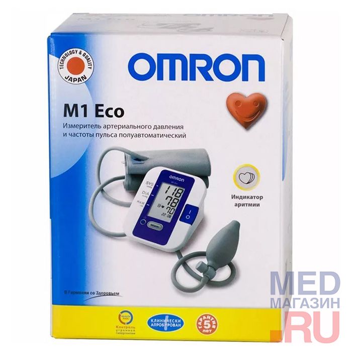 Тонометр Omron M1 Eco: