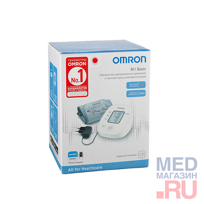 Тонометр OMRON M1 Basic с адаптером
