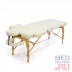 Стол массажный складной деревянный 2-х секционный МЕТ Comfort Professional 02