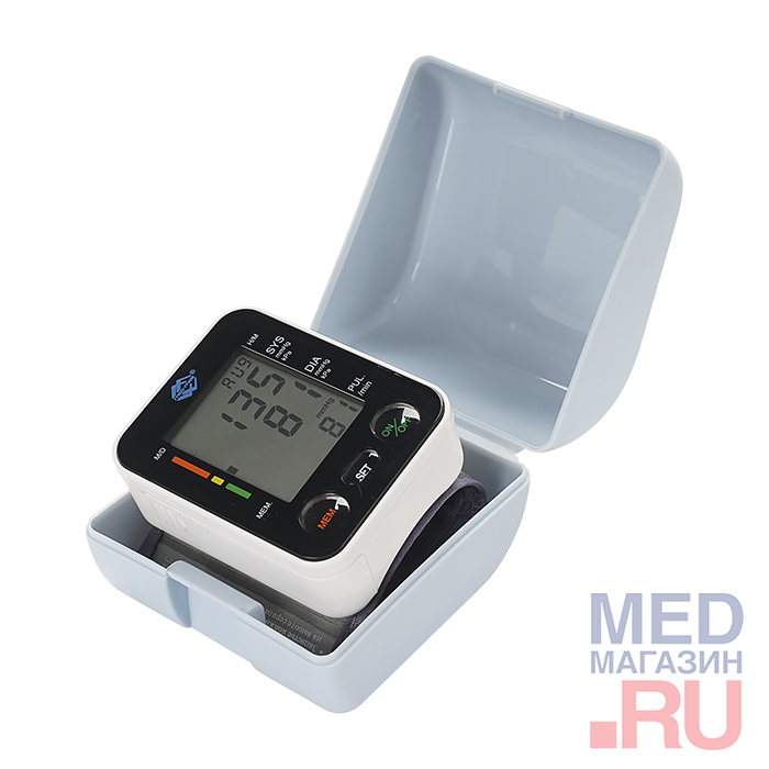 Тонометр на запястье автоматический Med-Mos PG-800A12