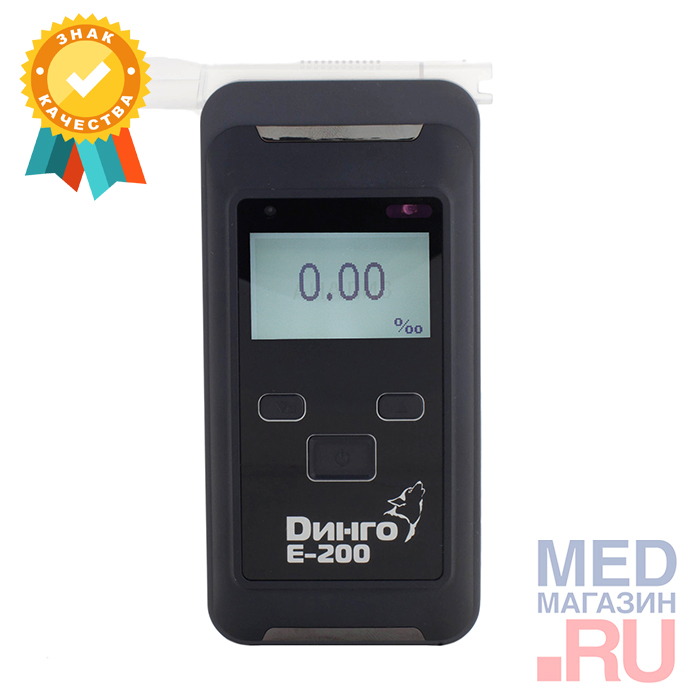 

Алкотестер Динго Е-200 без слота для SD-карты