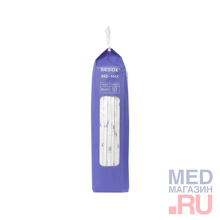 Пеленки впитывающие одноразовые BESIDE, 80х90см, 10 шт