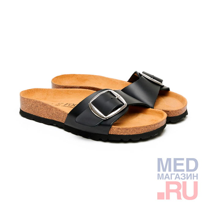 Сандалии женские анатомические FOOTWELL 522001-121, черный