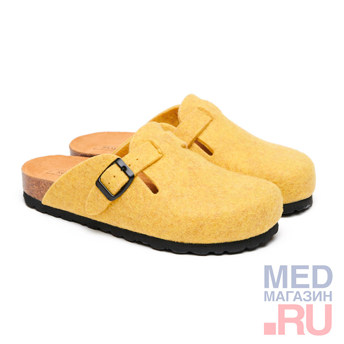Сабо женские анатомические FOOTWELL 510039-126, желтый