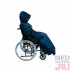 Плащ-чехол утепленный для использования на инвалидной коляске без рукавов