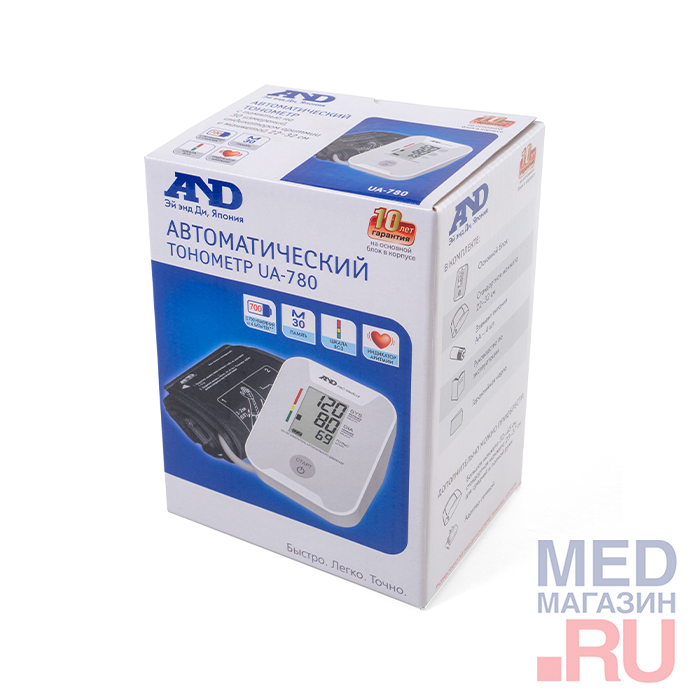 Тонометр автоматический UA-780 AND без адаптера