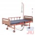 Кровать электрическая функциональная DB-7 Med-Mos, коричневая с ЛДСП-спинками