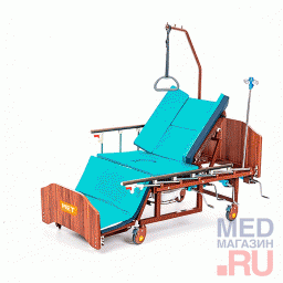 Кровать медицинская функциональная с туалетным устройством (слева) MET REMEKS