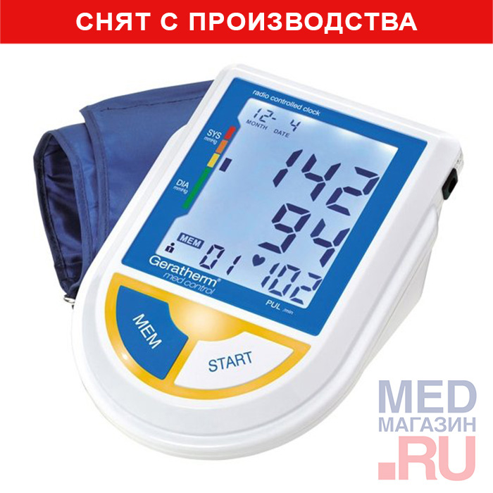 

Автоматический тонометр Geratherm Med Control GT 5907 манжетой 22-30 см