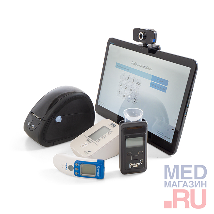 Комплекс аппаратно-программной обработки TouchMed для проведения предрейсового (предсменного) медицинского осмотра (настольная версия)