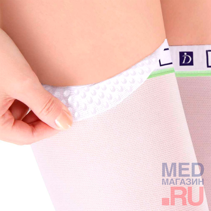 Чулки противоэмболические на широкое бедро IDEALISTA Swiss ID-333W, 1 класс