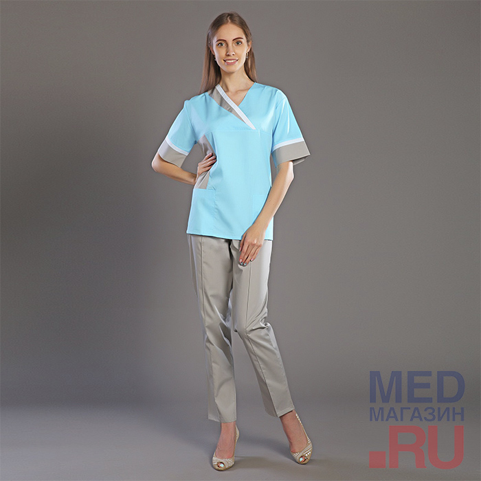 

Костюм медицинский жен. М-165 ткань Тиси