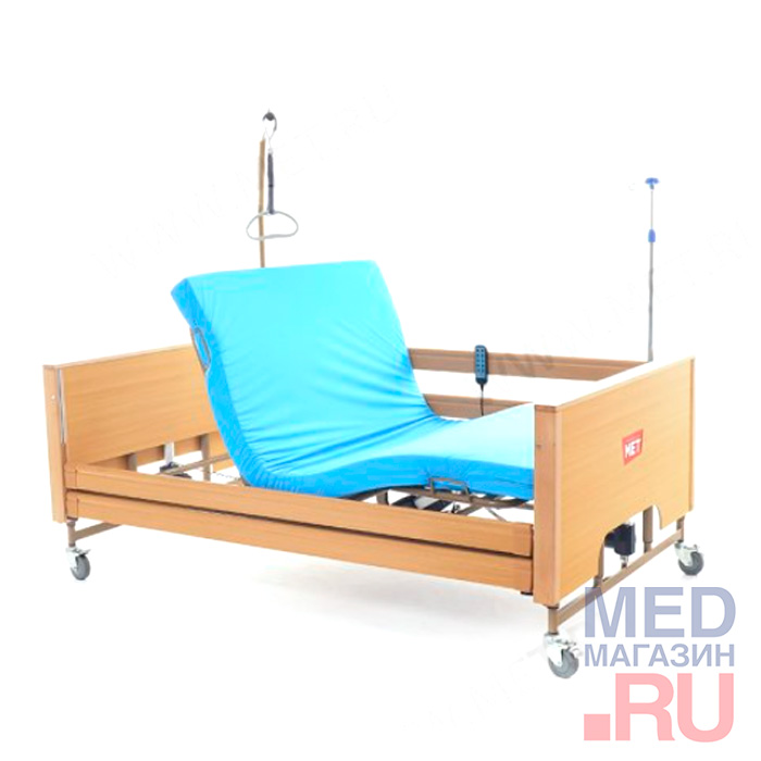 Кровать медицинская электрическая MET LARGO, ширина 120см