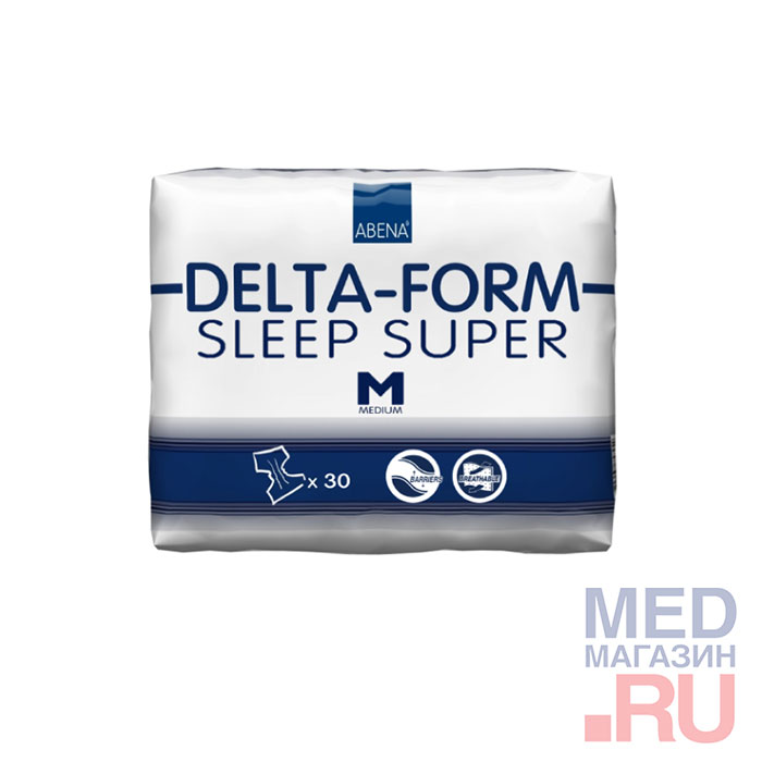 Подгузники для взрослых Подгузники Delta-Form Sleep Super, размер M