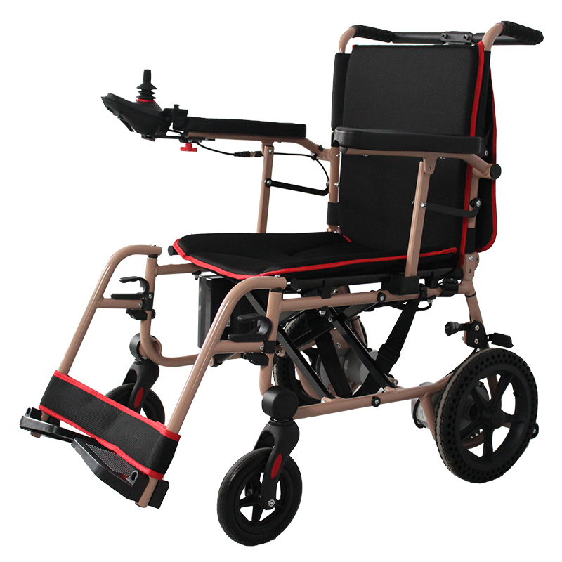 Кресло-коляска с электроприводом, пультом ДУ и регулировкой угла наклона спинки MET Compact 15+