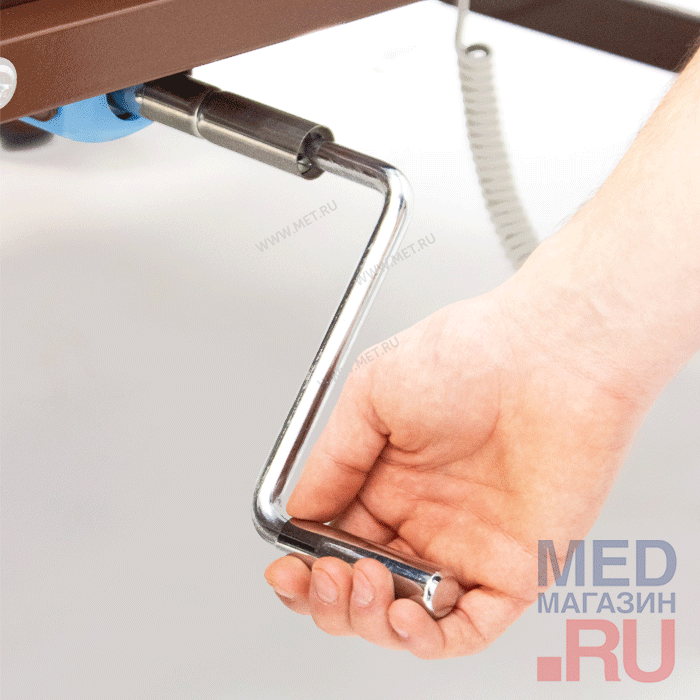 Кровать медицинская электрическая c туалетным устройством MET EMET