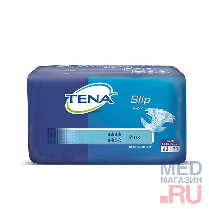 

Подгузники Tena Slip Plus для взрослых (30шт/уп) (710333, L)