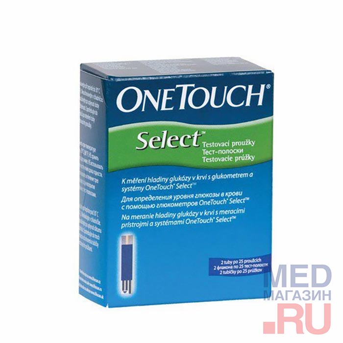 

Тест-полоски One Touch Select (50 шт.)