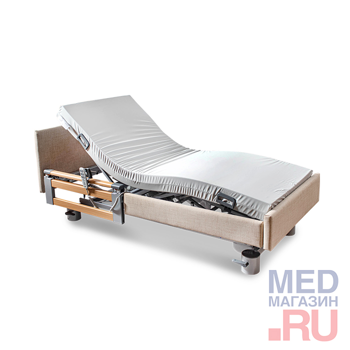 Кровать медицинская электрическая функциональная LIBRA с обивкой