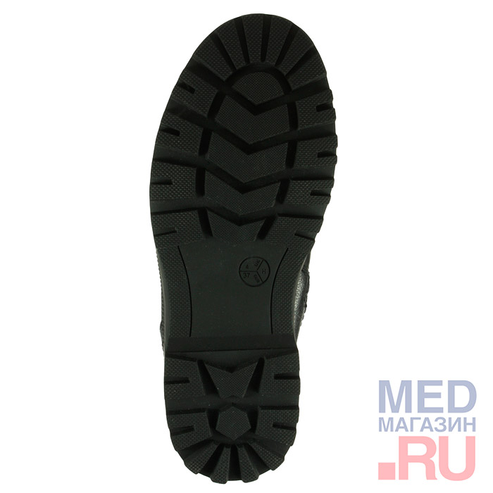 Полусапоги женские кожаные с искусственным мехом 8-8-26419-27-022 JANA
