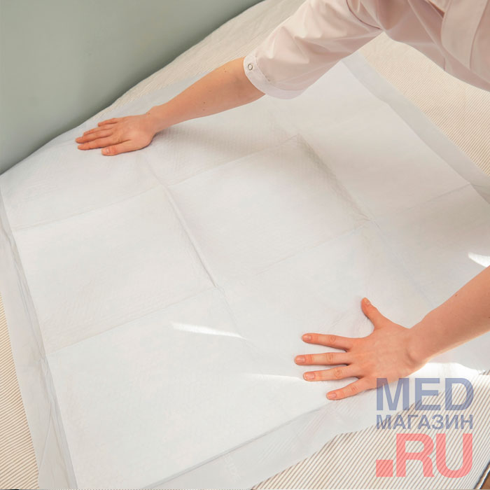 Пеленки впитывающие одноразовые BESIDE, 60х90см, 30 шт