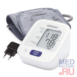 Автоматический тонометр Omron M2 Basic с адаптером и мажетой 22-42 см 