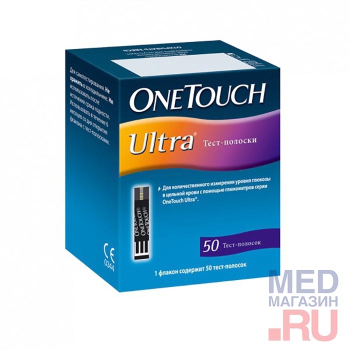 Тест-полоски One Touch Ultra (100шт/уп)