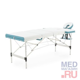 Стол массажный складной JFAL01A Med-Mos 3-х секционный, двухцветный Стол массажный складной JFAL01A Med-Mos 3-х секционный, двухцветный