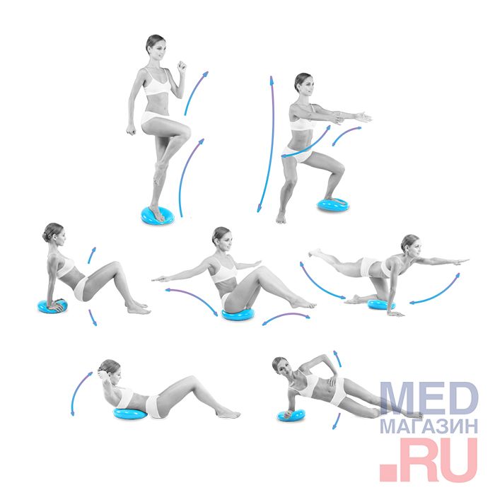 Балансировочная подушка Yamaguchi Balance Disk серый