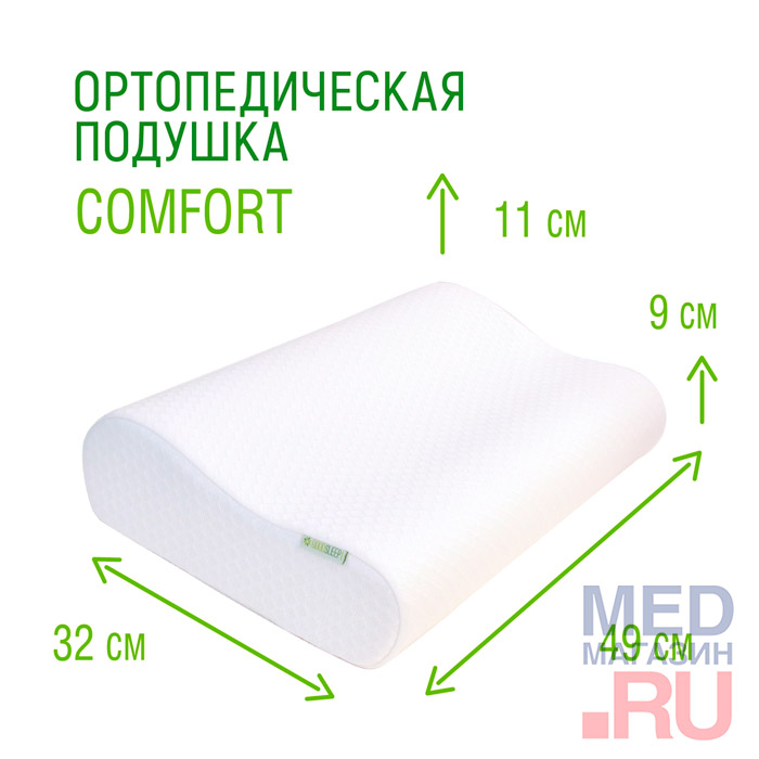 Подушка ортопедическая GOODSLEEP! Comfort ПВП201