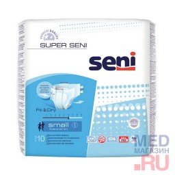 Подгузники для взрослых SUPER SENI Classic Small (10 шт)