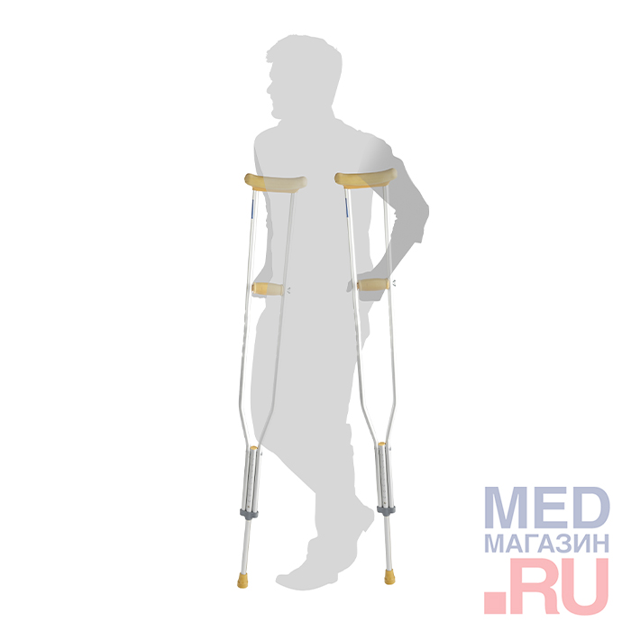 Костыли подмышечные без УПС U Standart