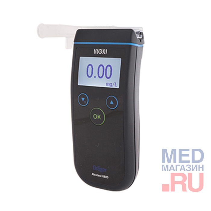 

Алкотестер Alcotest 6820 с кабелем для подключения к ПК