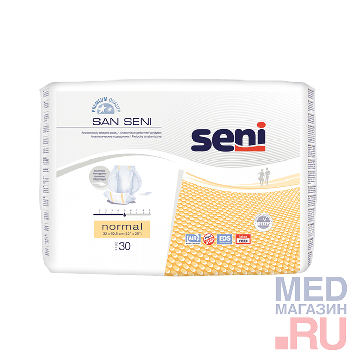 Подгузники анатомические для взрослых San Seni по 30 шт
