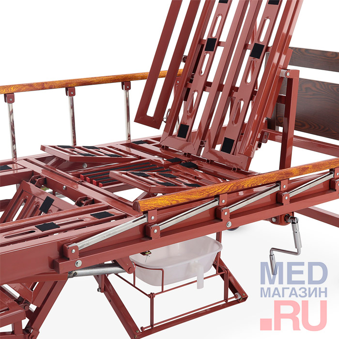 Кровать медицинская функциональная YG-5 с механическим приводом