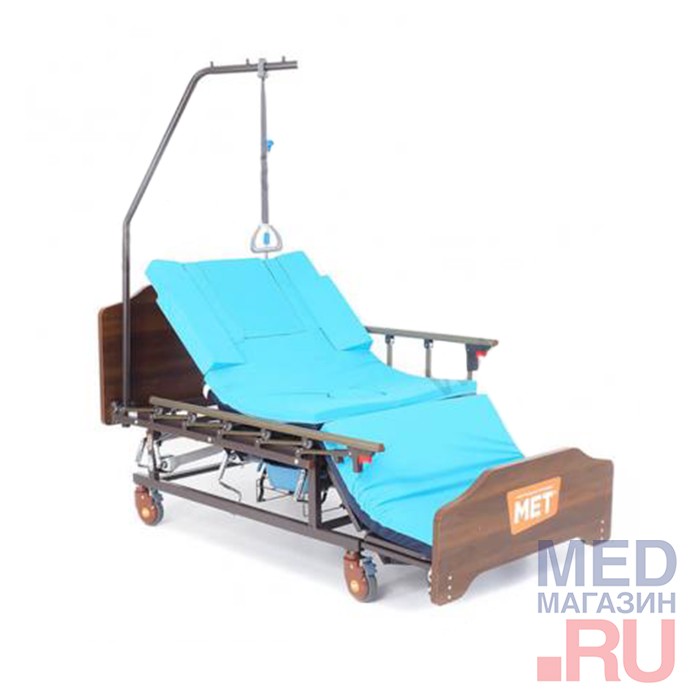 Кровать медицинская функциональная с туалетным устройством (справа) MET REMEKS