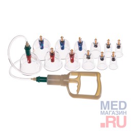 Набор вакуумныех банок с насосом «БА ХО ГУАН» 12 шт. Набор вакуумныех банок с насосом «БА ХО ГУАН» 12 шт.