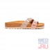 Сандалии женские анатомические FOOTWELL 520022-121, цвет розово-песочный
