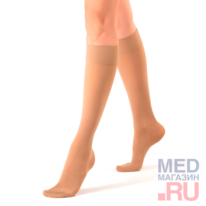 Гольфы компрессионные Memory 2 класс, закрытый мыс, стандартные