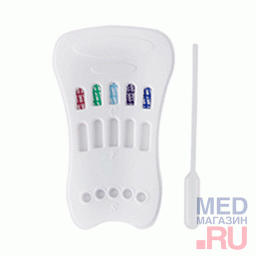 Мультипанель-5 Narcocheck/Narcoscreen по моче (MOP,COC,THC,AMP,MET )