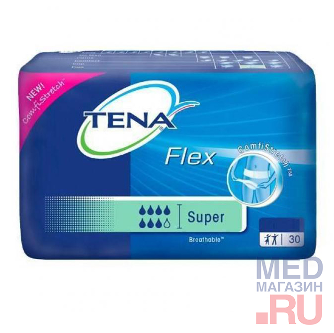Подгузники Tena Flex Plus поясные для взрослых (30шт/уп) (723230, M)