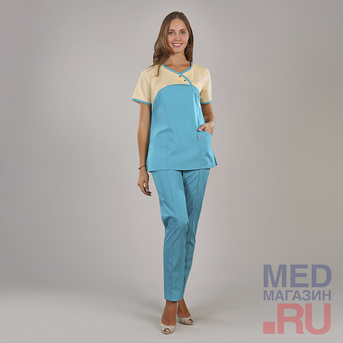 

Костюм медицинский жен. М-180А ткань Тиси