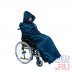 Плащ-чехол утепленный для использования на инвалидной коляске без рукавов