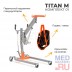 Подъемник для инвалидов напольный на колесах MET TITAN M (КОМПЛЕКТ 01)