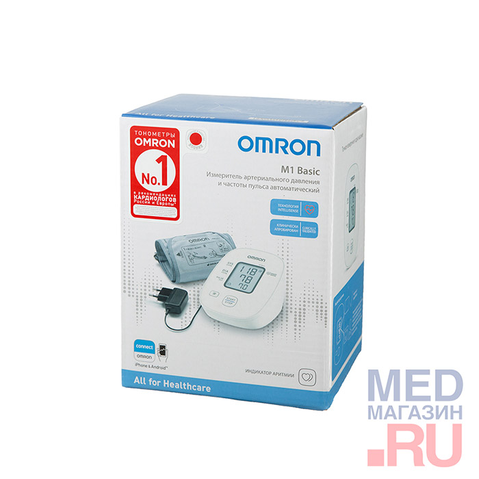 Тонометр OMRON M1 Basic с адаптером