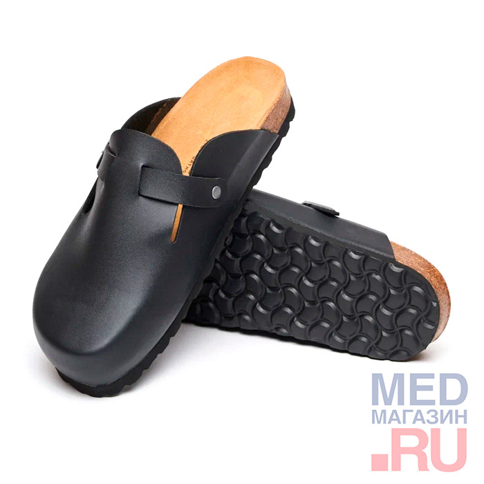 Сандалии кожаные мужские анатомические 510039-015 FOOTWELL