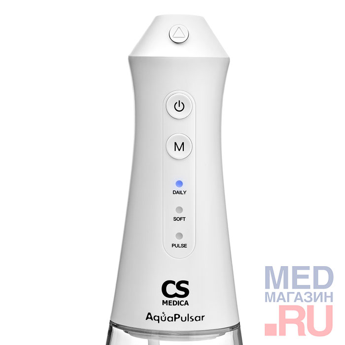 Ирригатор полости рта портативный CS Medica AquaPulsar CS-700 Flow White