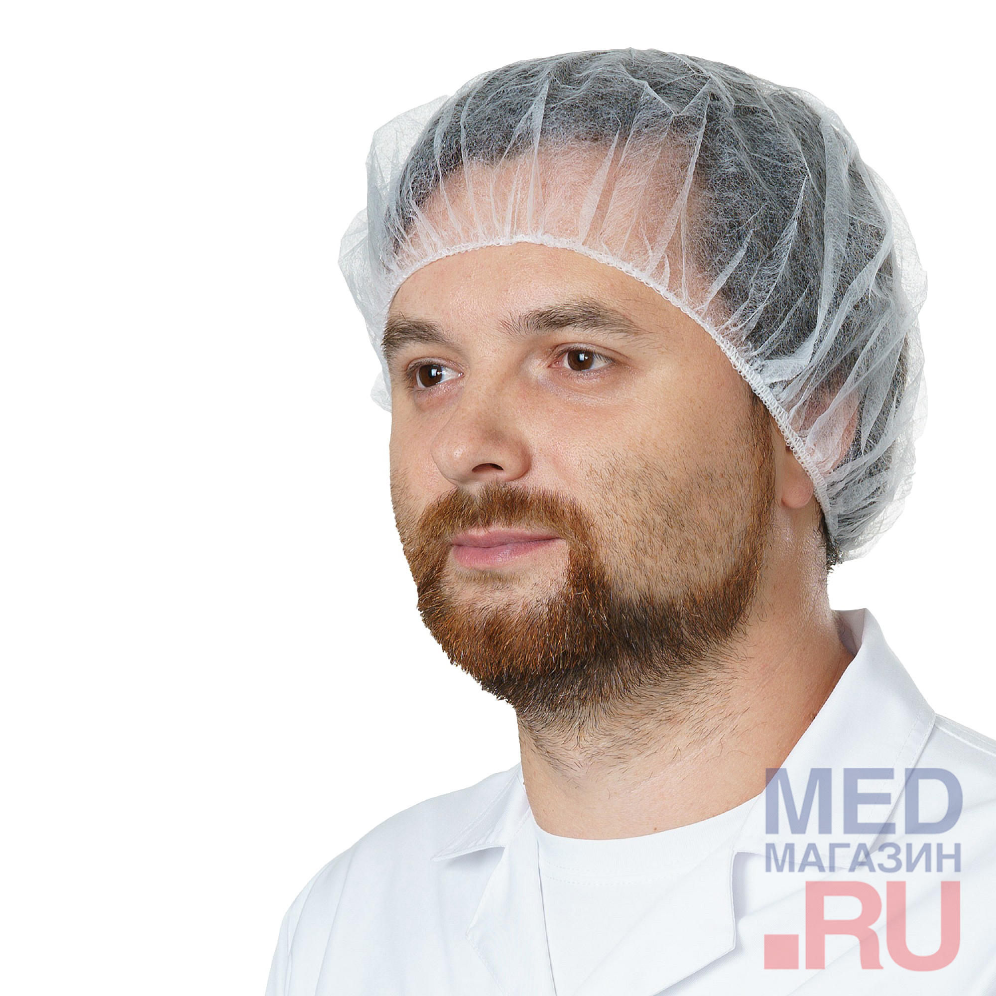 Одноразовая медицинская шапочка (100 шт.)